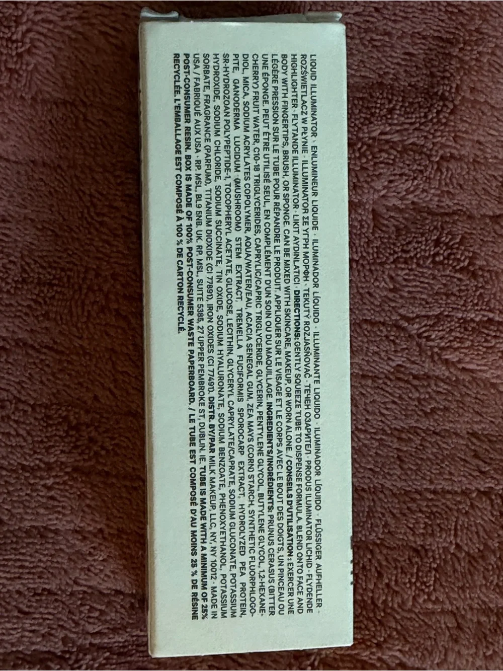 Milk Makeup Bionic Glow Mini in Neutral Beige Packaging